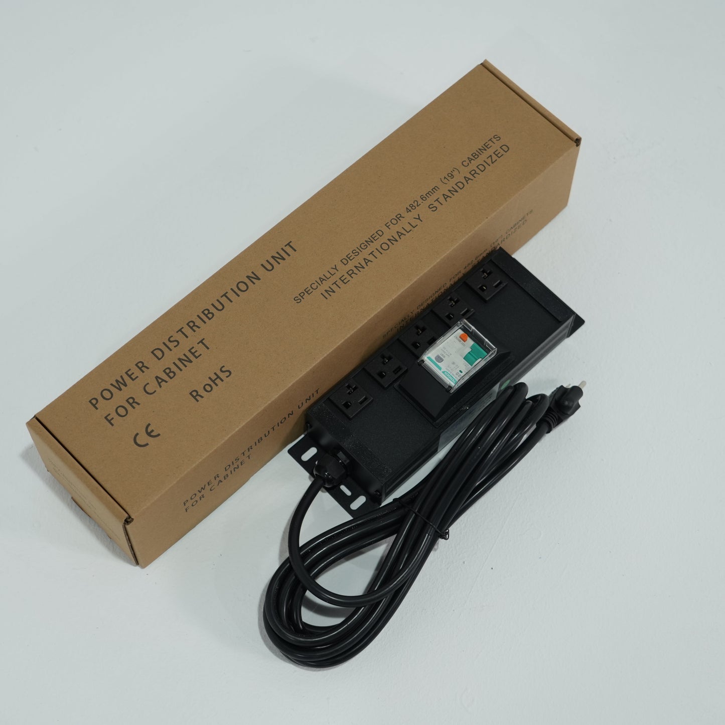 JDPUMP High Quality Power Strip US Cabinet Socket Outlet Power Distribution with Switch & Overload Protection 125V