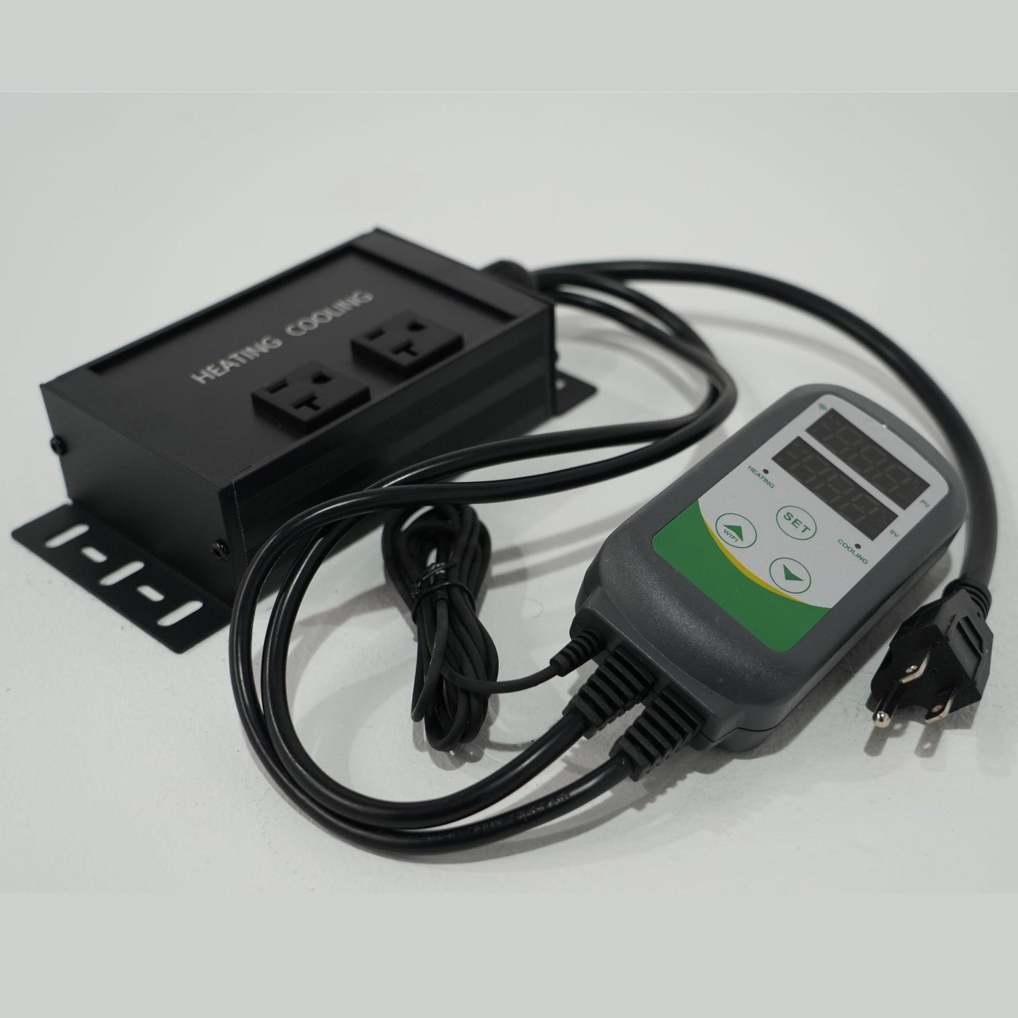 JDPUMP WiFi Digital Temperature Controller Thermostat Remote Monitoring Controlling For Cold Plunge Bathtub Home Brewing Fermentation Breeding Incubation Greenhouse