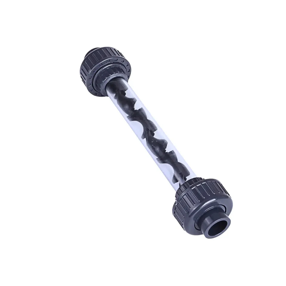 JDpump plastic pipe PVC UPVC element ozone static mixer tube Static Mixer for water treatment