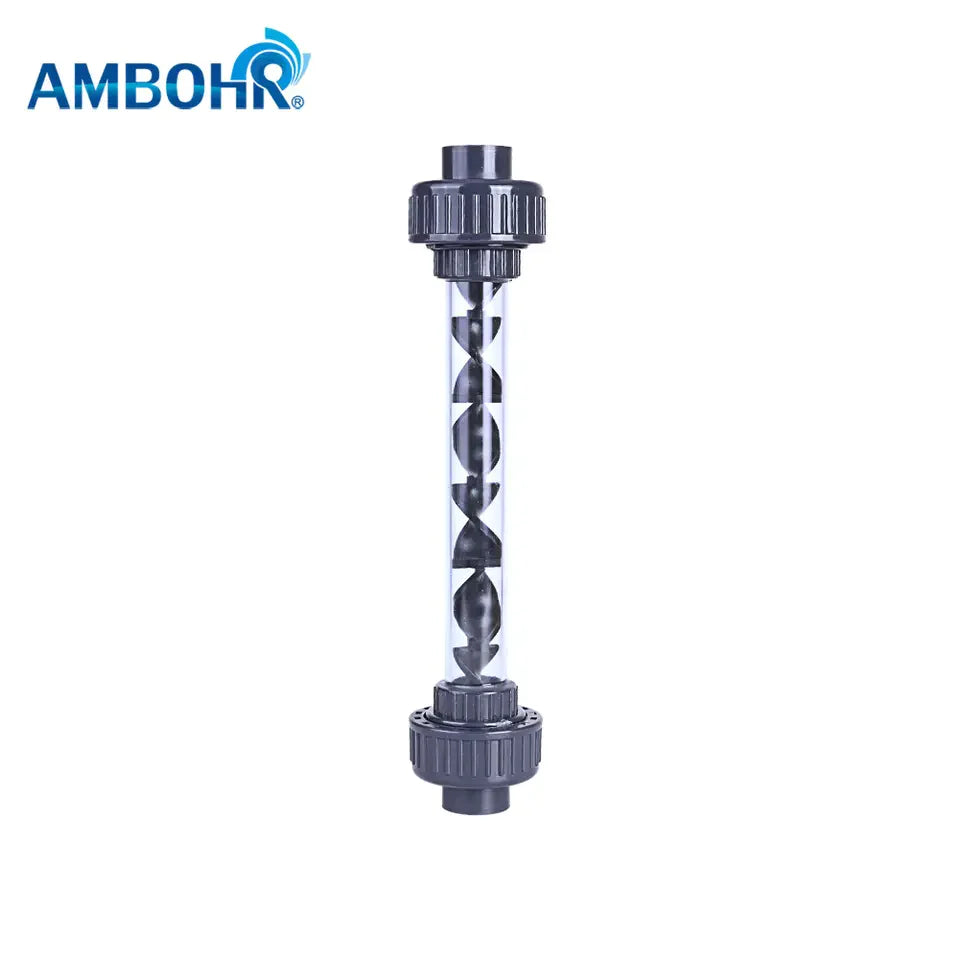 JDpump plastic pipe PVC UPVC element ozone static mixer tube Static Mixer for water treatment
