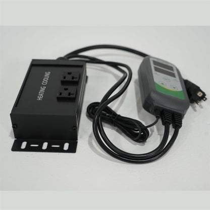 JDPUMP WiFi Digital Temperature Controller Thermostat Remote Monitoring Controlling For Cold Plunge Bathtub Home Brewing Fermentation Breeding Incubation Greenhouse