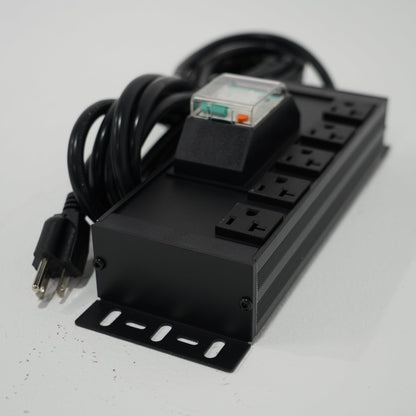 JDPUMP High Quality Power Strip US Cabinet Socket Outlet Power Distribution with Switch & Overload Protection 125V