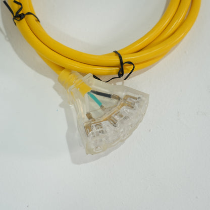 JDPUMP Outdoor Triple Tap Power Cords Extension Cords With Indicator Light Electric Cord