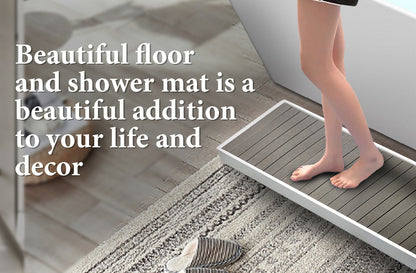 JDPUMP Wooden Anti-slip and Easy-to-clean Cold Water Basin Bathtub Mat