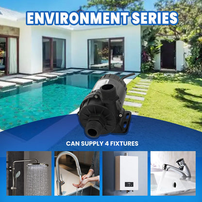 JDPUMP WP-DC60 Mini Submersible Water Pump DC 12/24 V mini dc motor water pump 950 for Cold Plunge 1/2HP 1HP chiller bathtub conversion